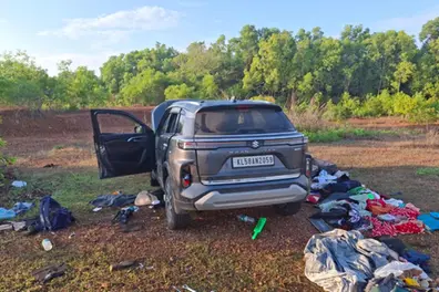 Car found abandoned with bloodstains in Kannur, interior ransacked; Mystery deepens