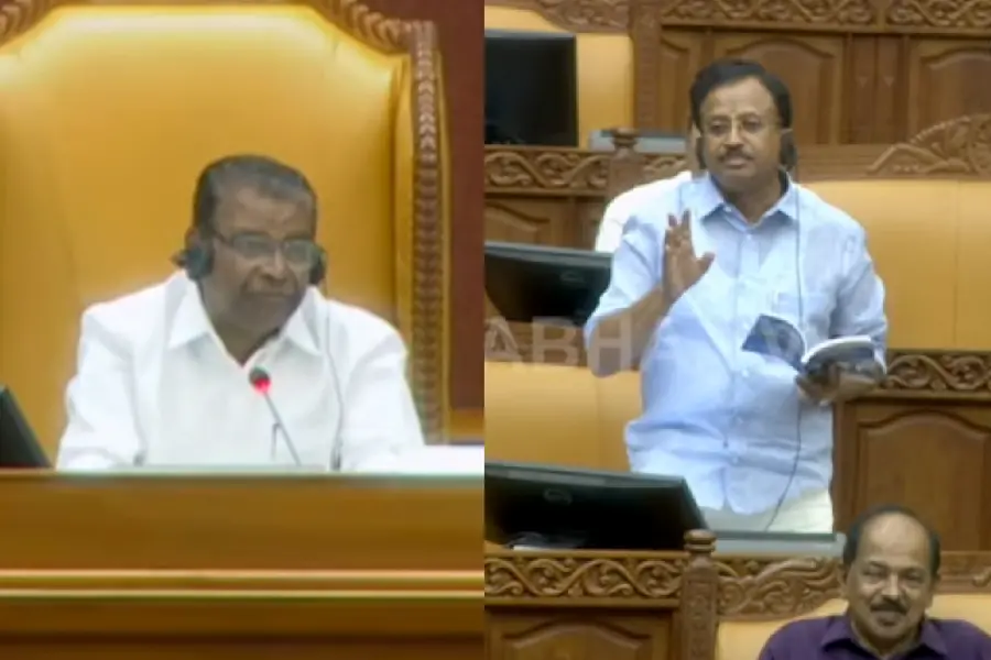ചട്ടം ഉയർത്തിയ വി. മുരളീധരന് സ്പീക്കറുടെ 'ക്ലാസ്': സഭയിൽ ചൂടേറിയ ചർച്ച