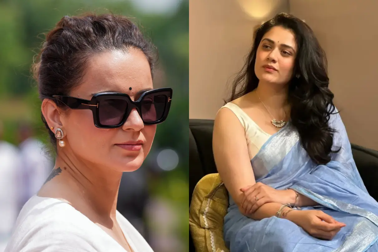 കങ്കണാ റണൗട്ട്, ഗിരിജാ ഓക്ക് | Photos: PTI, instagram