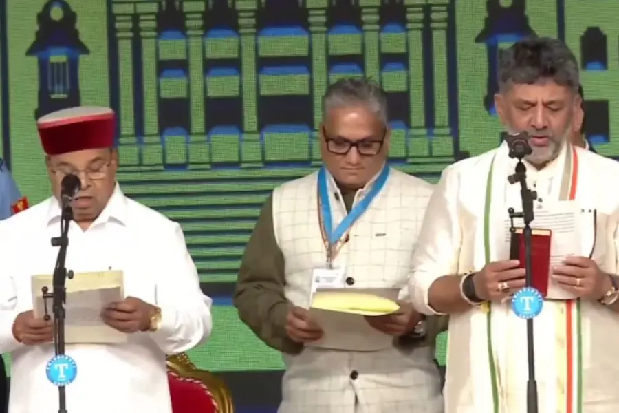 DK Shivakumar sworn in as Karnataka Chief Minister