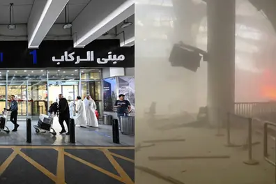 Kuwait expels two Iranian diplomats after deadly airport drone strike kills one, injures 60