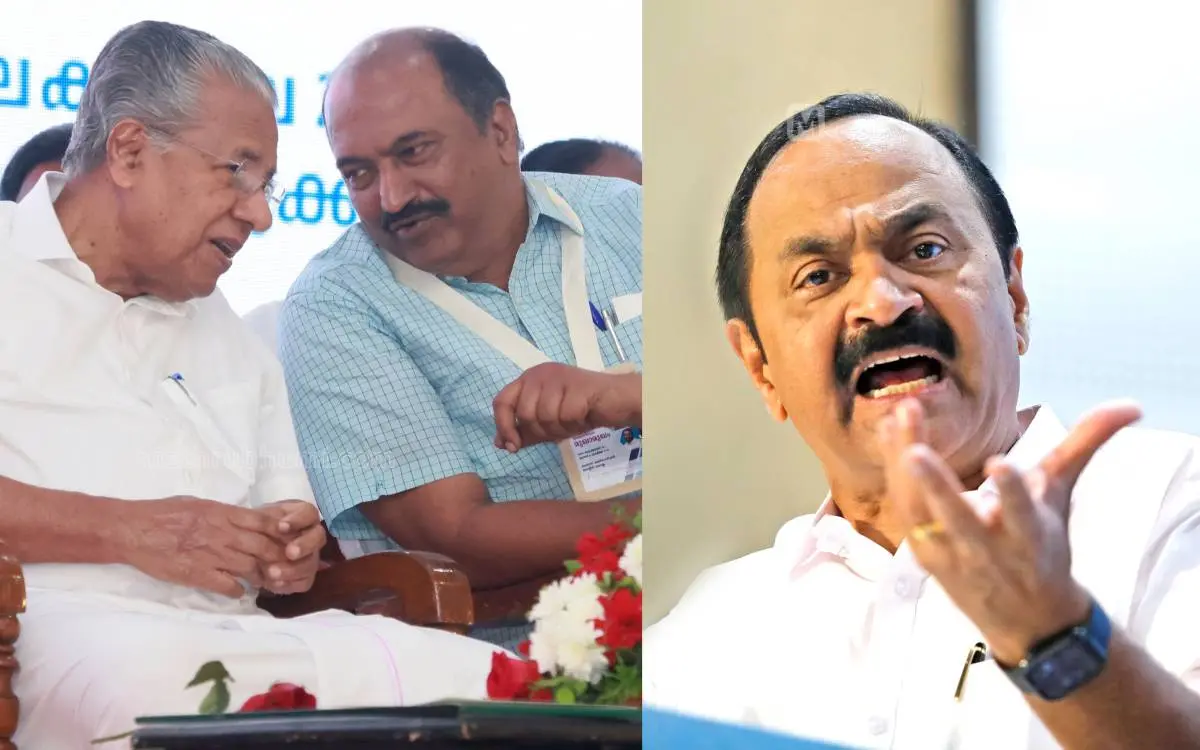 പിണറായി വിജയന്,കെ.എന്.ബാലഗോപാല്,വി.ഡി.സതീശന് |ഫോട്ടോ:മാതൃഭൂമി