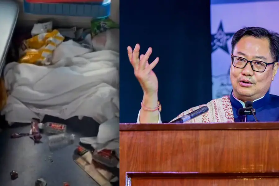 'വടക്കുകിഴക്കൻ സംസ്ഥാനങ്ങളിൽ നിന്ന് പഠിക്കൂ'... ട്രെയിനുകളിലെ പൗരബോധമില്ലായ്മക്കെതിരെ കിരൺ റിജിജു