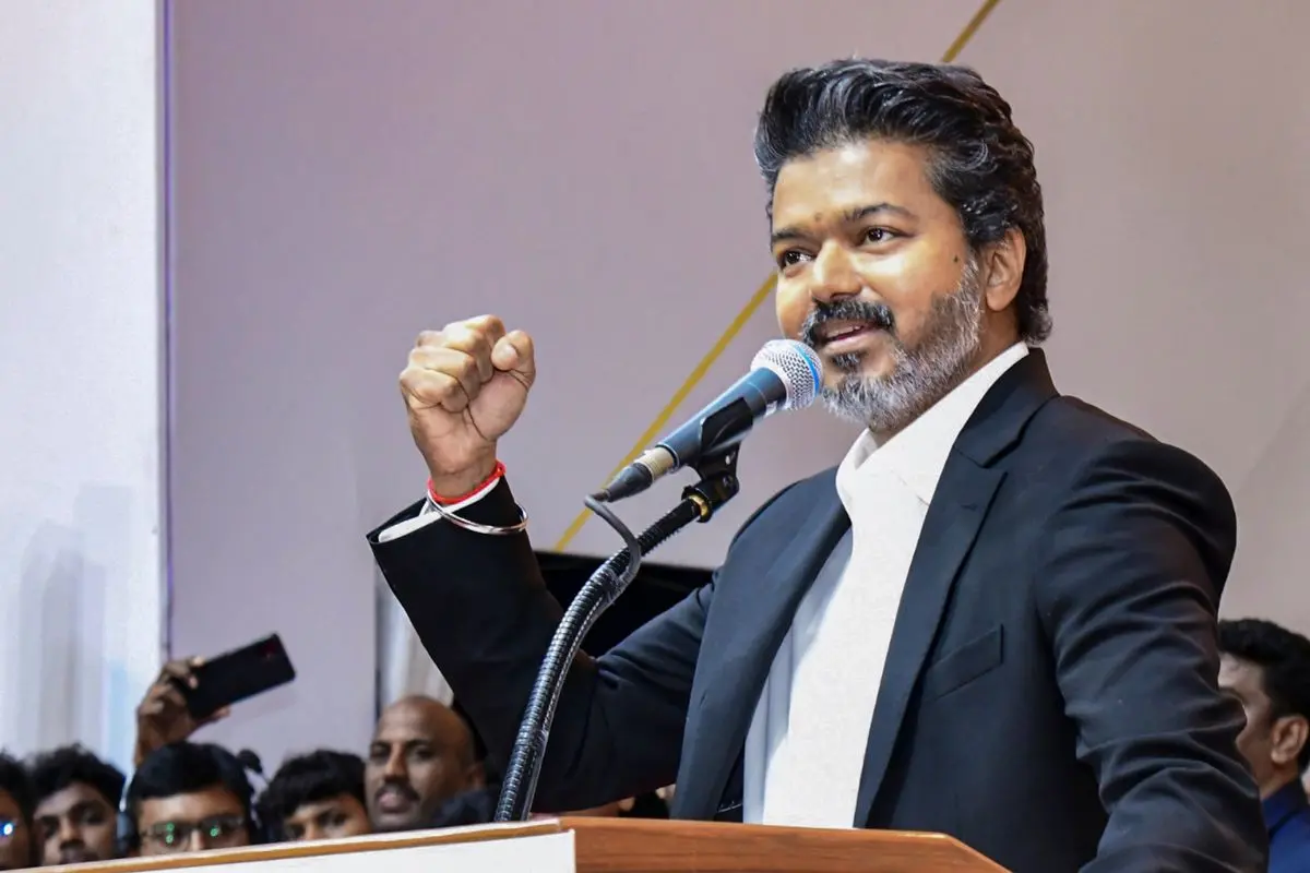 Tamilaga Vettri Kazhagam (TVK) chief C Joseph Vijay (Photo: PTI)
