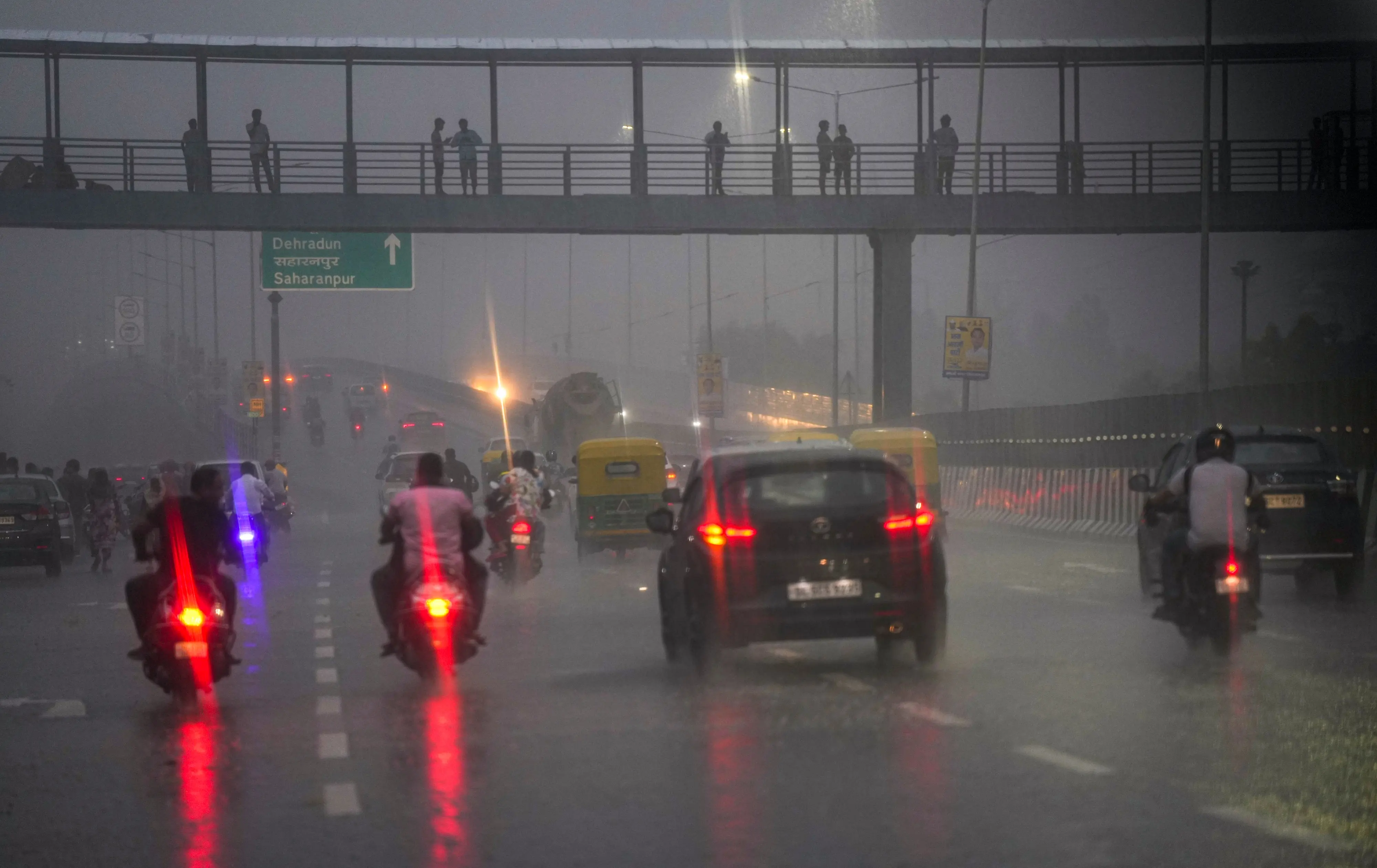 Weather: Rainfall in Delhi