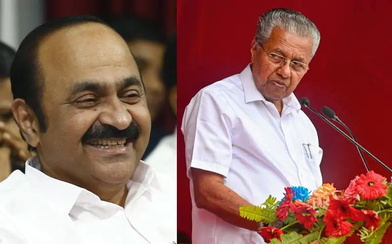 വി.ഡി. സതീശന്, പിണറായി വിജയന് | ഫോട്ടോ: മാതൃഭൂമി, PTI