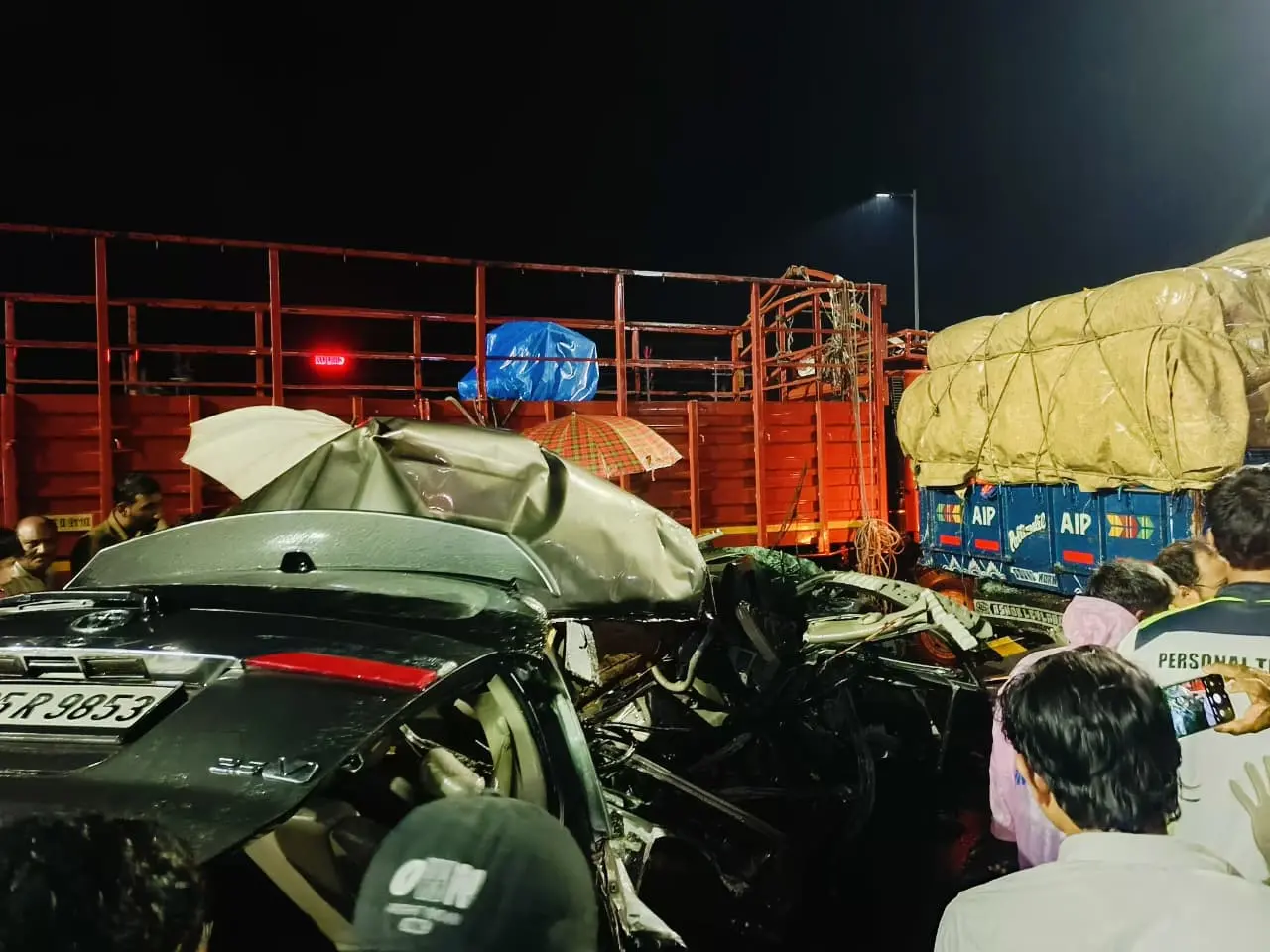 From the accident scene