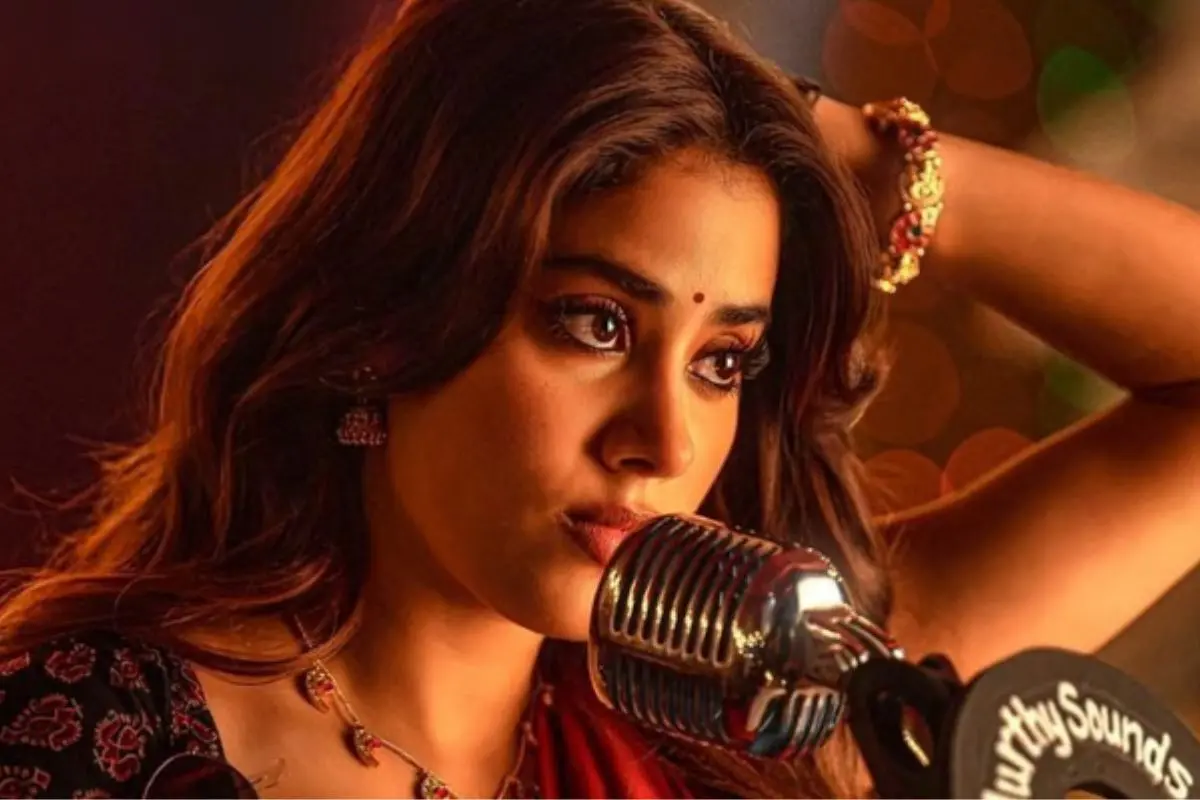 Janhvi Kapoor in 'Peddi' movie. | Image sourced from X