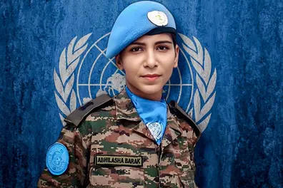 Major Abhilasha Barak conferred with prestigious UN Military Gender Advocate Award