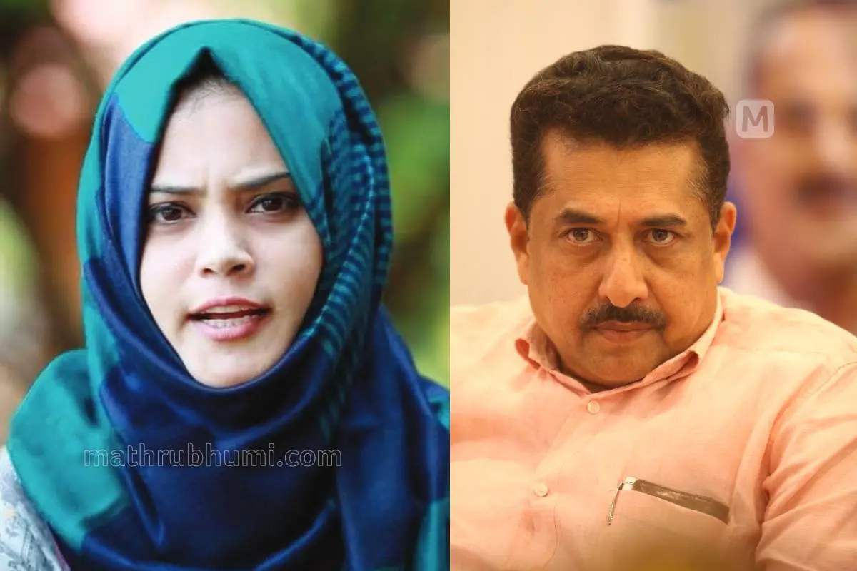 ഫാത്തിമ തഹ്ലിയ, എൻ. ഷംസുദ്ദീൻ | Photo: മാതൃഭൂമി