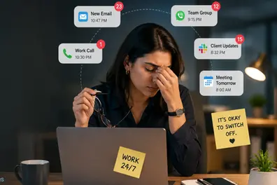 Still replying to work messages after hours? Experts say that’s a problem