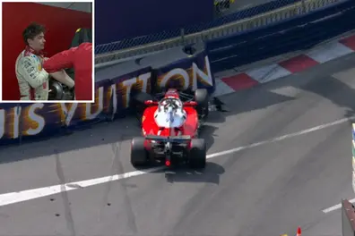Monaco GP heartbreak: Charles Leclerc crashes out of home podium spot | WATCH