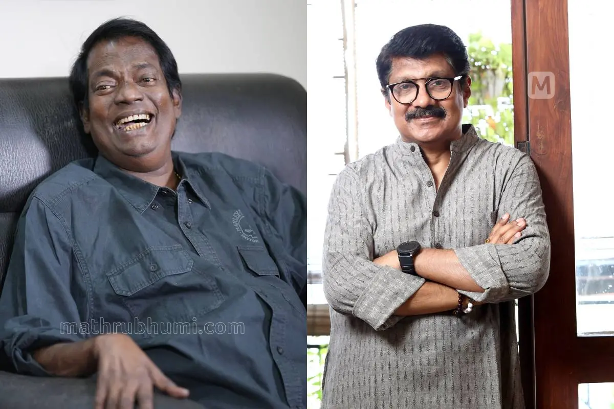 സലിം കുമാർ, ജി. വേണുഗോപാൽ | ഫോട്ടോ: അഭിലാഷ് എസ്. നായർ, വിവേക് ആർ. നായർ \ മാതൃഭൂമി