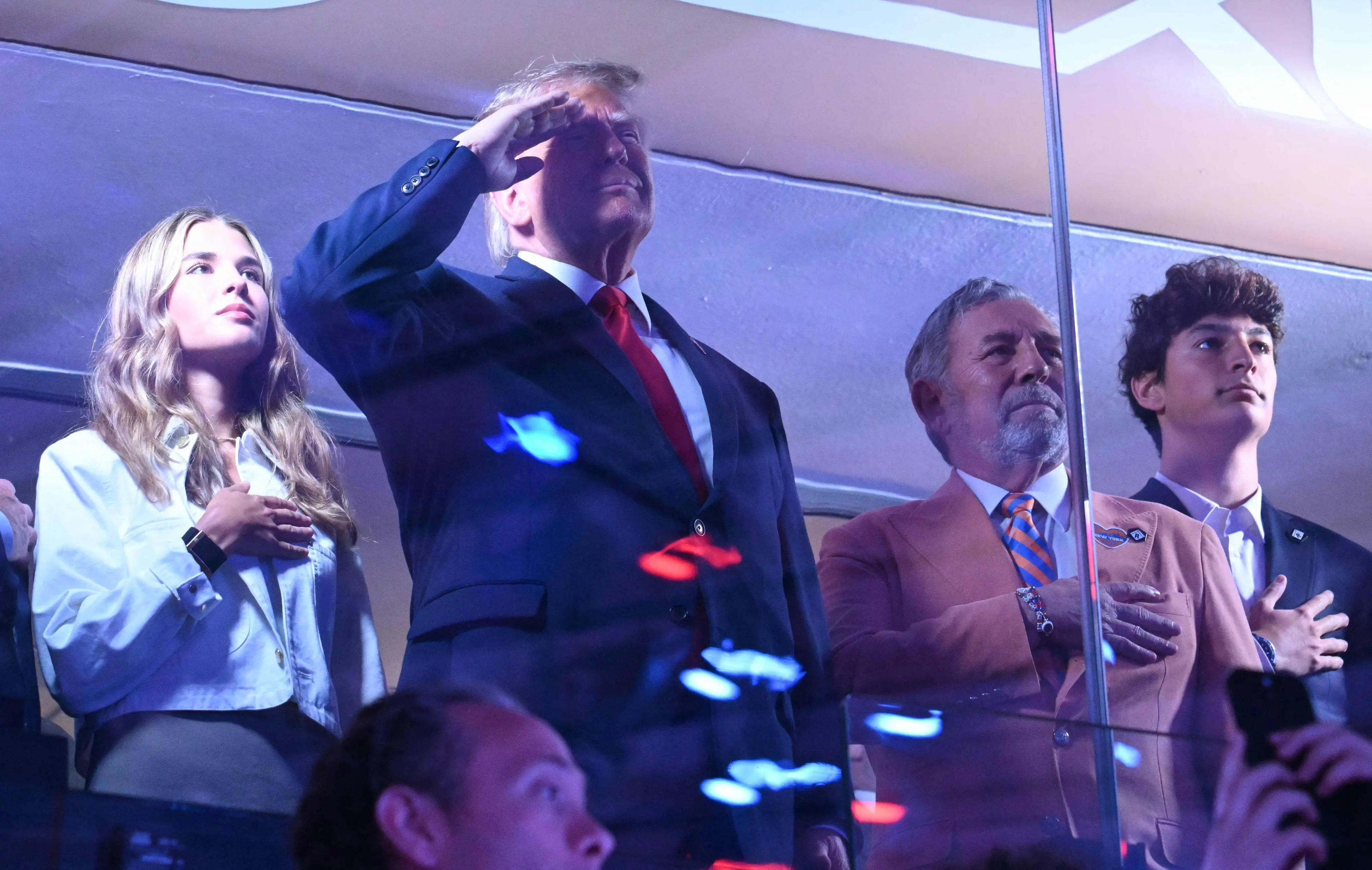 US President Donald Trump at Game Three of NBA Finals | Photo: AFP