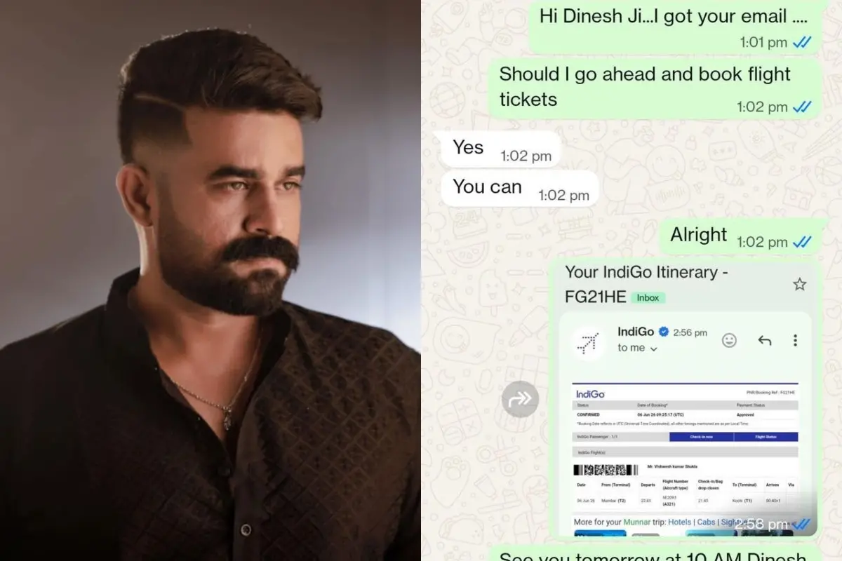 വിജയ് ബാബു, വിജയ് ബാബു പങ്കുവെച്ച സ്‌ക്രീന്‍ഷോട്ട്‌ | Photo: Facebook/ Vijay Babu