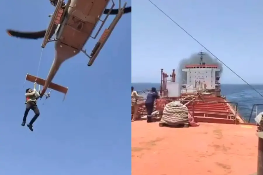 ‘കപ്പലിന് തീ പിടിച്ചു, മുങ്ങിക്കൊണ്ടിരിക്കുകയാണ്’;അമേരിക്ക ആക്രമിച്ച കപ്പലിൽ നിന്നുള്ള ഓഡിയോ പുറത്ത്