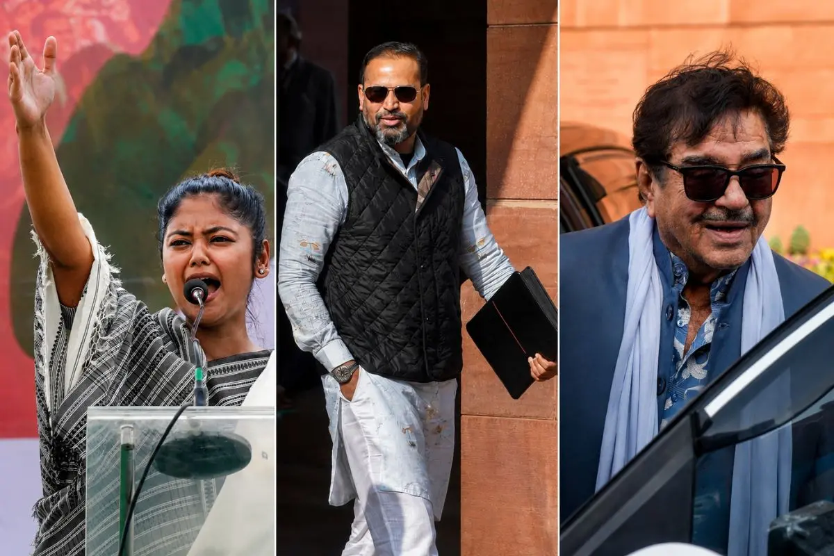 From Left: Saayoni Ghosh, Yusuf Pathan and Shatrughan Sinha, among the TMC MPs whose names have surfaced in the alleged rebel camp amid growing speculation of a split within the party.