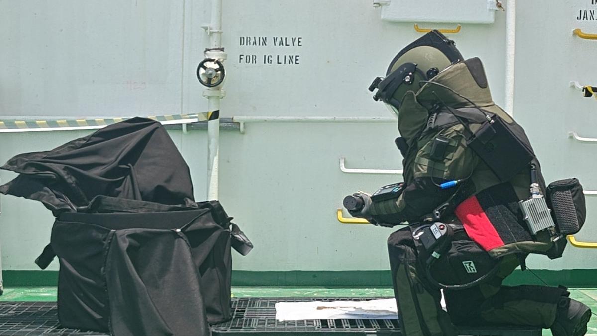 Indian Navy neutralises unexploded missile warhead on Kochi-bound ship after mid-ocean blast