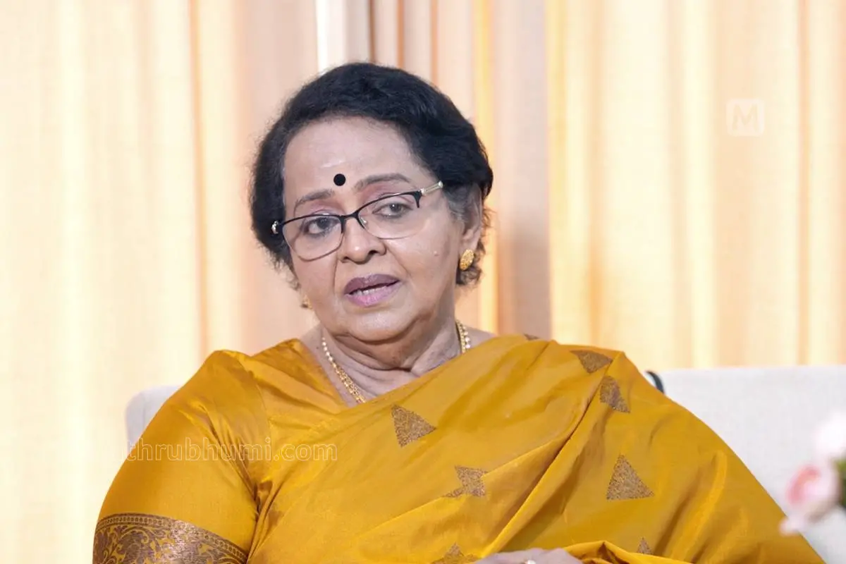 മല്ലിക സുകുമാരൻ | ഫോട്ടോ: പ്രവീൺ ദാസ്. എം ‌\ മാതൃഭൂമി