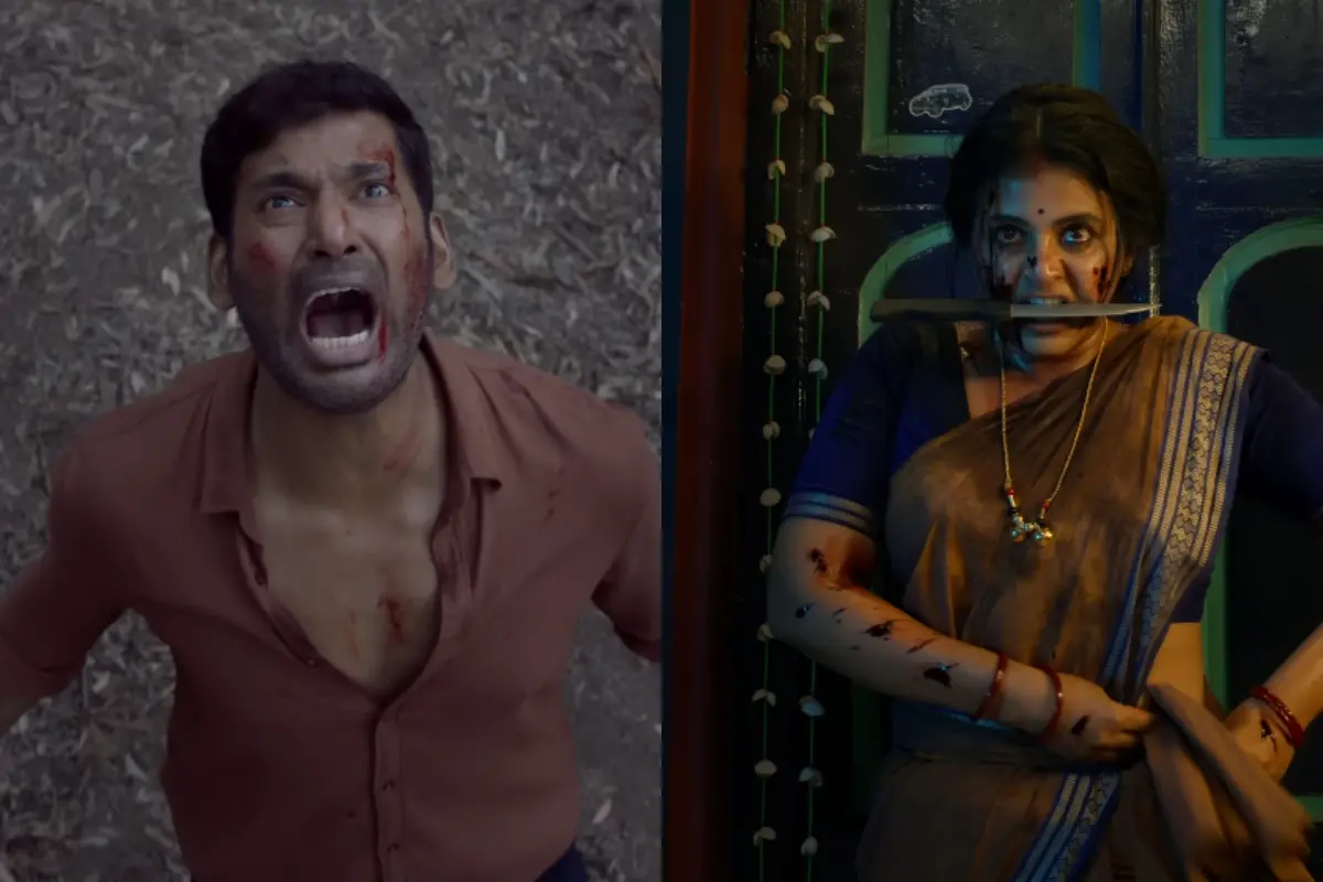 'മകുടം' ടീസറില്നിന്ന് | Photo: Screen grab/ YouTube: Super Good Films
