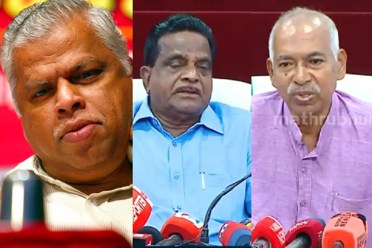 എം.വി. ജയരാജൻ, ടി.കെ. ഗോവിന്ദൻ, വി. കുഞ്ഞികൃഷ്ണൻ