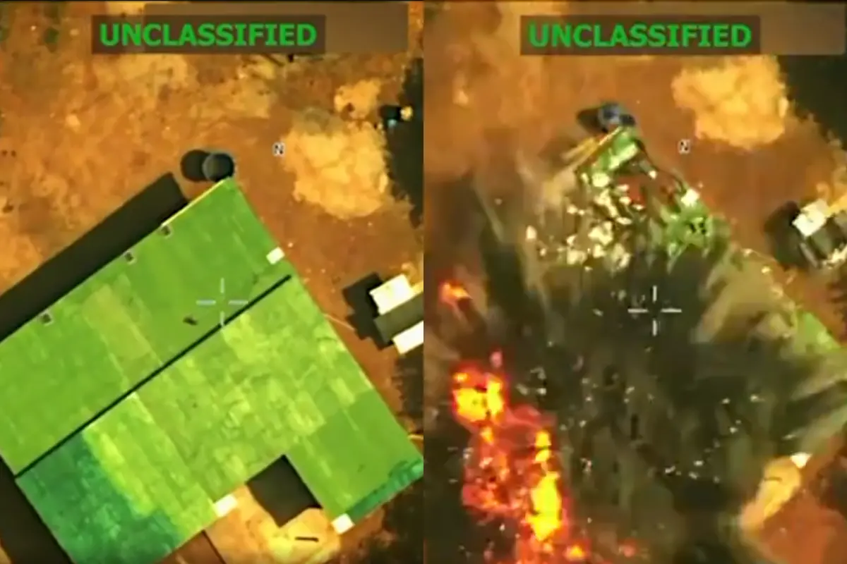 Video footage of a US military strike that killed Tren de Aragua leader Héctor "Niño" Guerrero