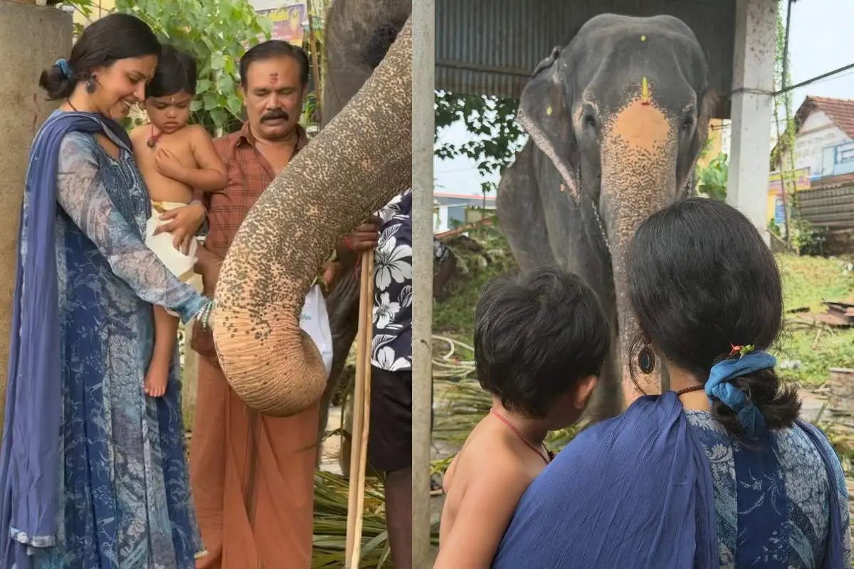 മകനോടൊപ്പം അമലാ പോള്‍ | Photo: instagram/ amala paul