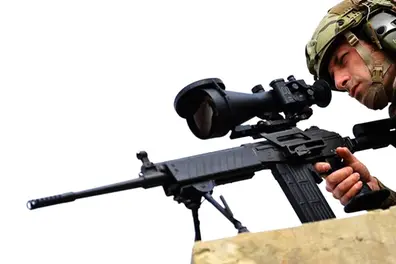 Indian Army upgrades NEGEV machine guns with Israeli Mepro X6 telescopic sight