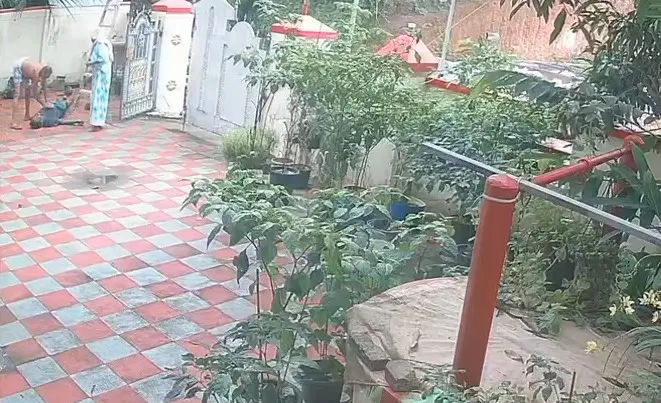 അപകടത്തിന്റെ സിസിടിവി ദൃശ്യത്തിൽ നിന്ന്