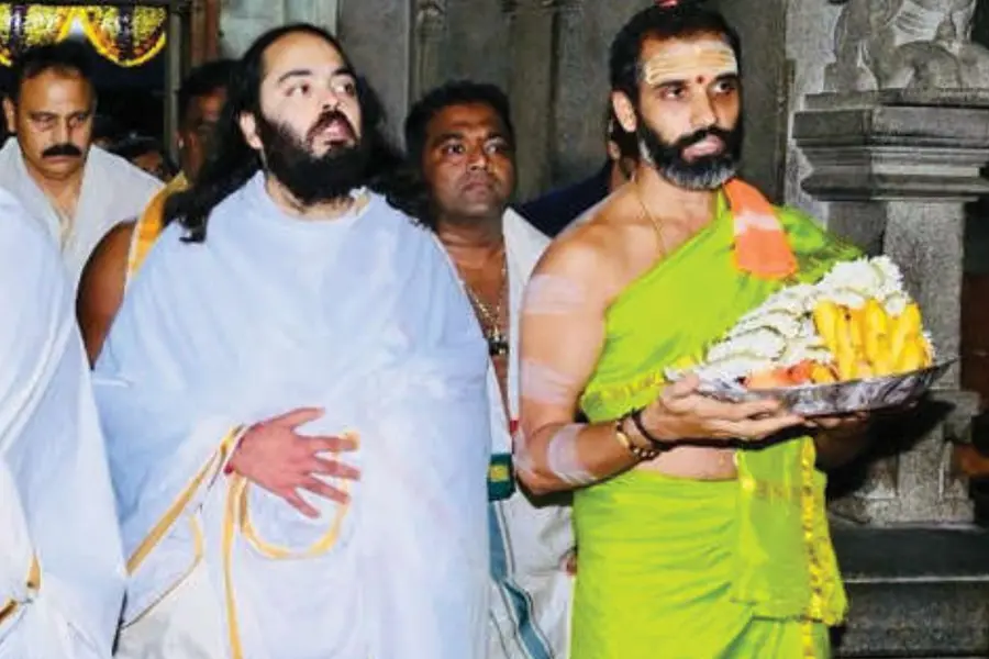 കൊല്ലൂർ മൂകാംബിക ക്ഷേത്രത്തിന് അതിഥിമന്ദിരം പണിയാൻ റിലയൻസ്