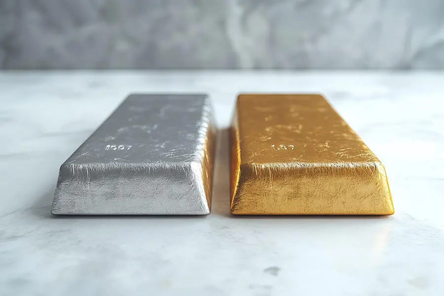 gold and silver