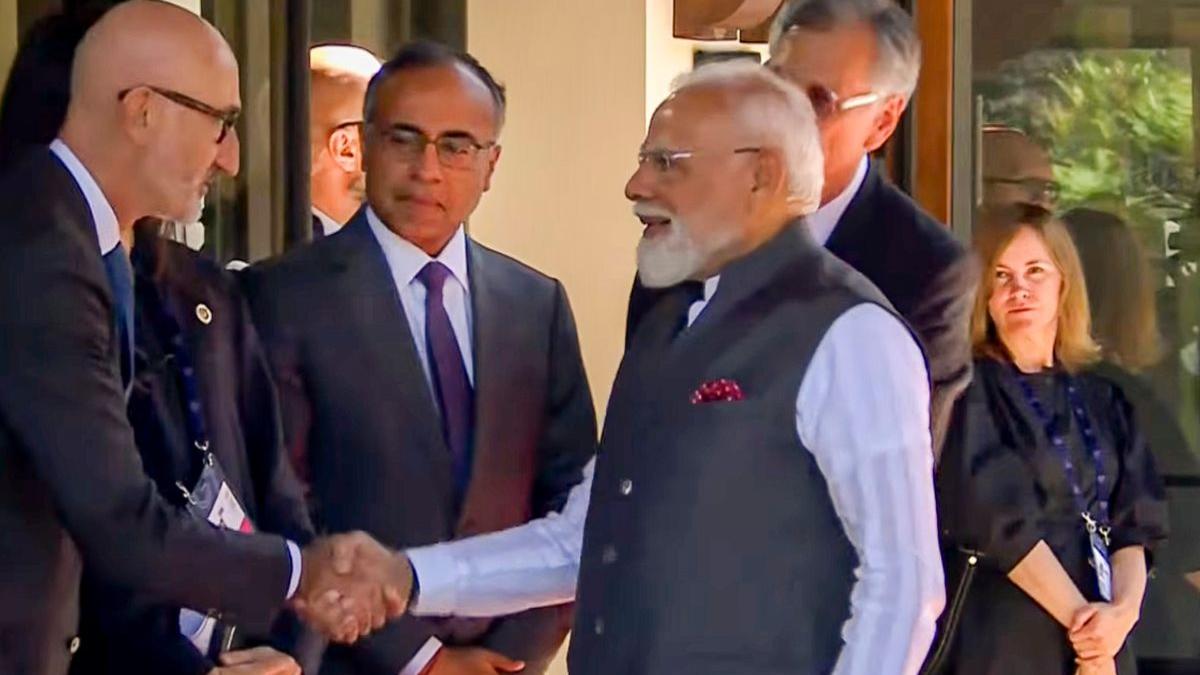 PM Modi arrives in France for G7 Summit as leaders hold first high-stakes session on Ukraine