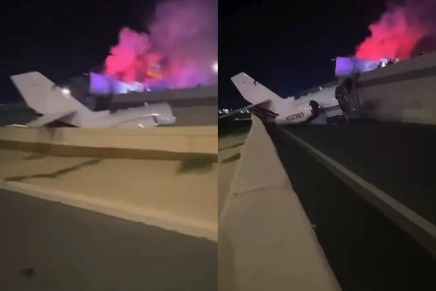 A video showing accident in Texas