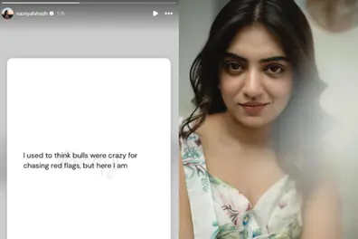 ‘Used to think bulls were crazy for chasing red flags...’: Nazriya’s post draws attention