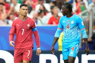 Record-equalling Ronaldo frustrated as resilient DR Congo holds Portugal to 1-1 draw