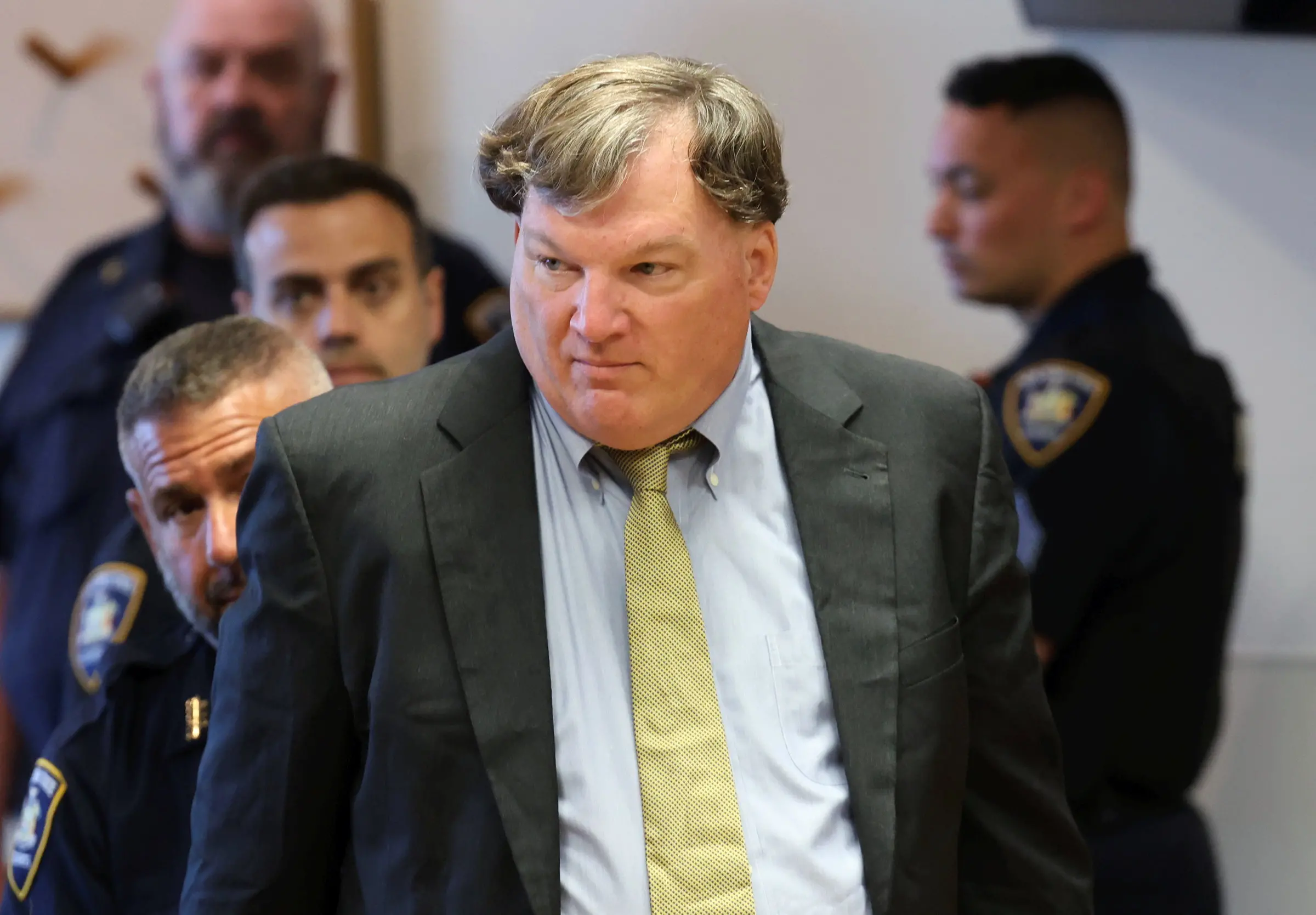 Rex Heuermann, who lived a secret life as New York's Gilgo Beach serial killer, appears at Suffolk County Court for sentencing on Wednesday | AP