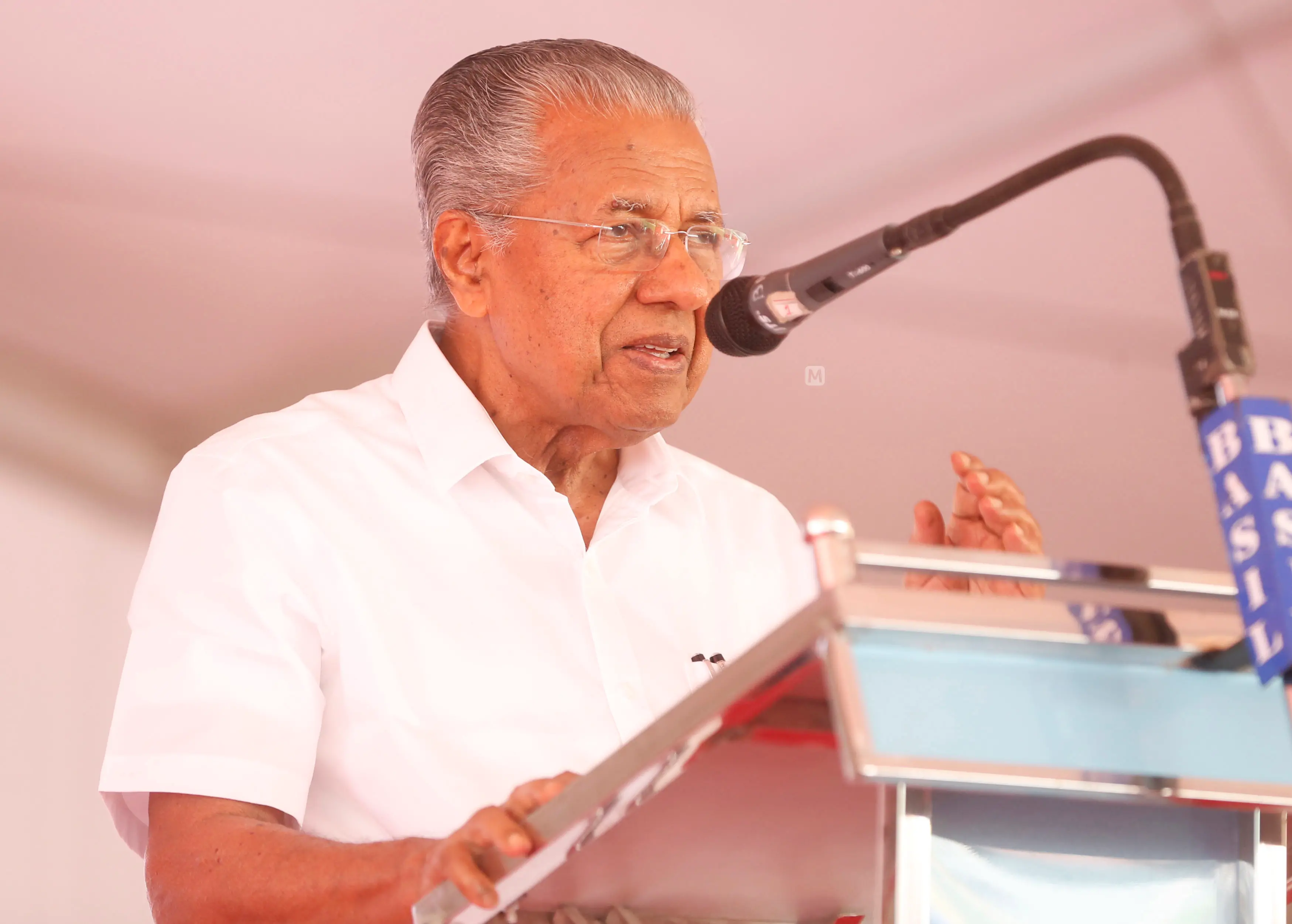 Leader of Opposition Pinarayi Vijayan