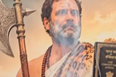 Varanasi poster on Rahul Gandhi’s birthday sparks political buzz