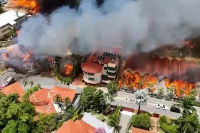 Massive fire destroys resort in Dominican Republic, nearly 1,700 tourists evacuated