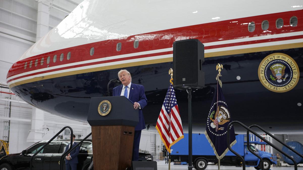 Trump unveils Qatar-gifted Air Force One; says 'plane transformed into a flying White House'