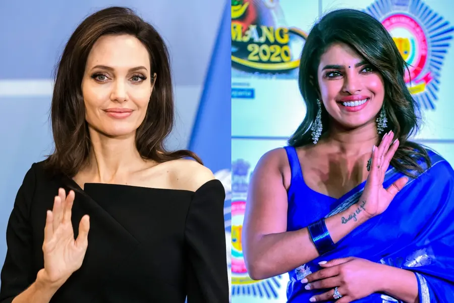 angelina jolie, priyanka chopra