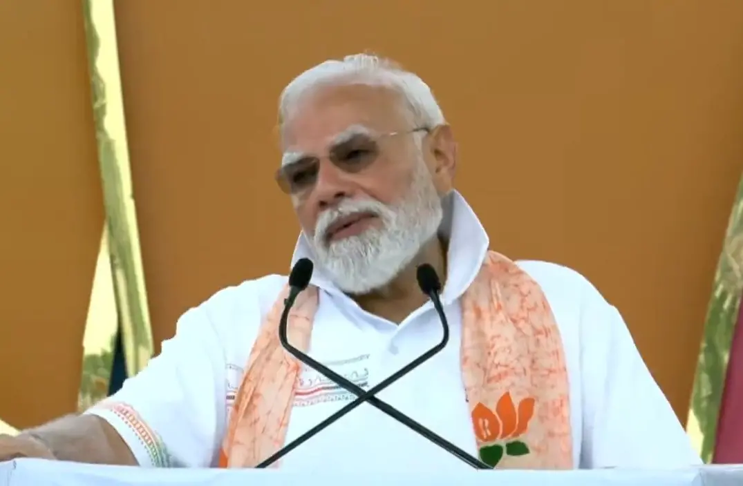PM Modi delivers speech in Kolkata