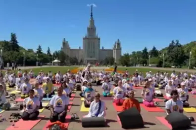 International Yoga Day 2026 celebrated in Moscow with massive public participation