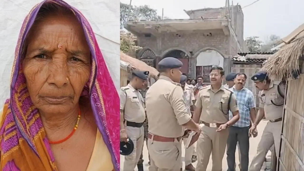മര്ഛിയ ദേവി, സംഭവസ്ഥലത്ത് പരിശോധന നടത്തുന്ന പോലീസ് | Image credit: ANI