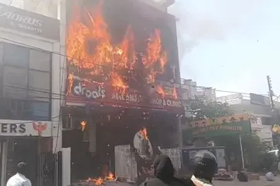 Lucknow fire tragedy: 14 dead; Students jumped from building as blaze swept through animation centre