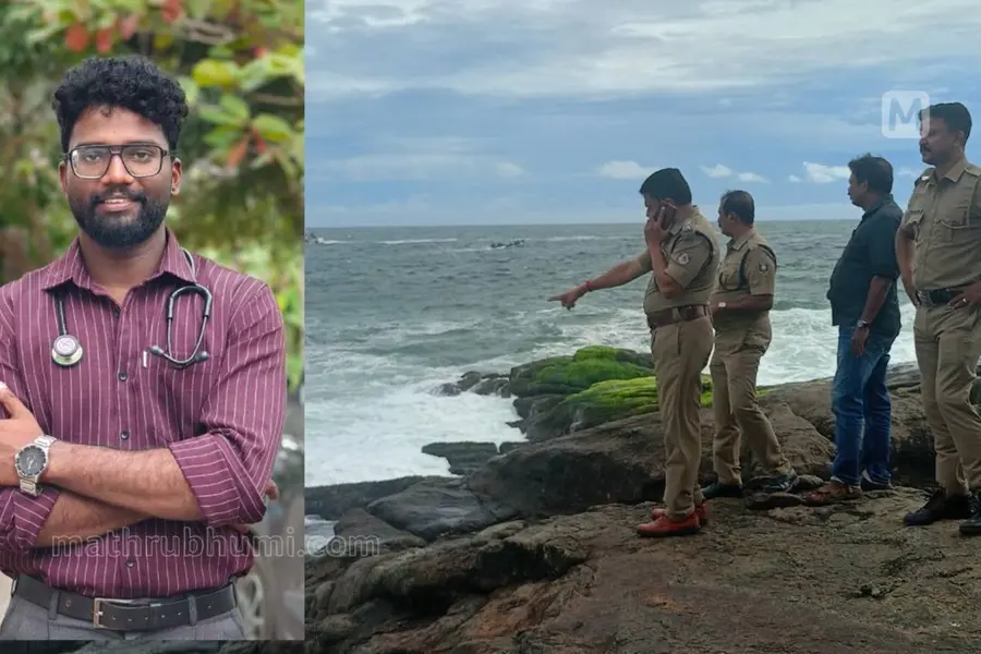 പാറപ്പുറത്തുനിന്ന് ഫോട്ടോ എടുക്കുന്നതിനിടെ കടലിൽവീണ് യുവാവിനെ കാണാതായി; സംഭവം വിഴിഞ്ഞം തീരത്ത്