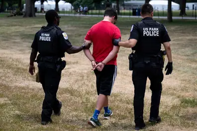 Trump threatens prison terms over alleged vandalism at Lincoln Memorial Reflecting Pool