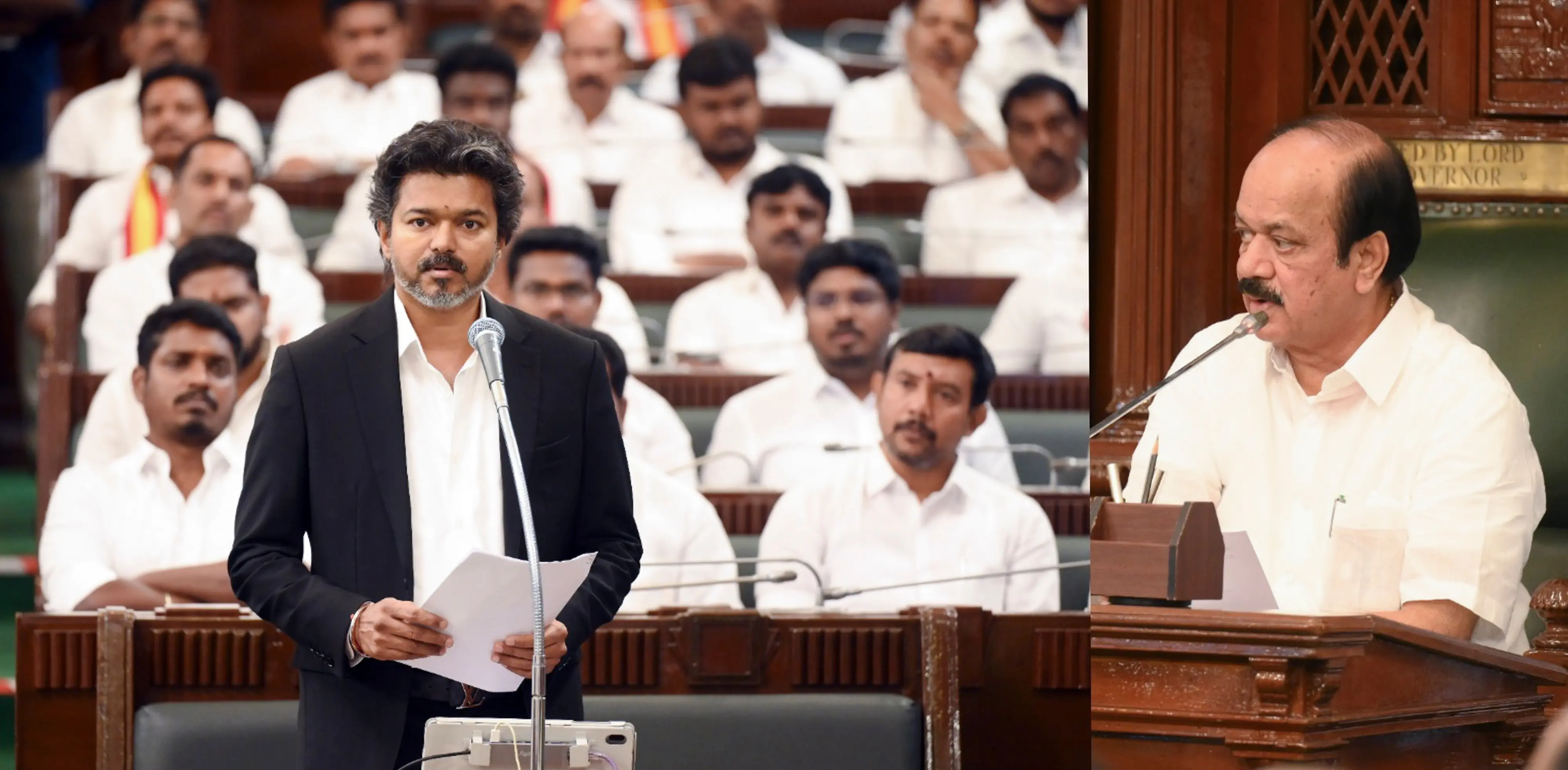 വിജയ് നിയമസഭയിൽ | Photo: PTI