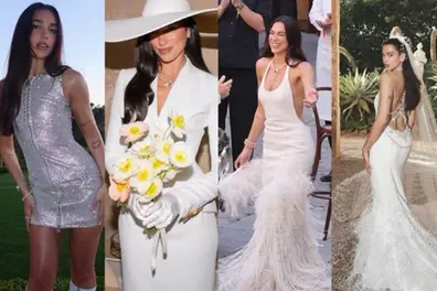 From Versace sparkle to Chanel haute couture: Inside Dua Lipa’s wedding wardrobe