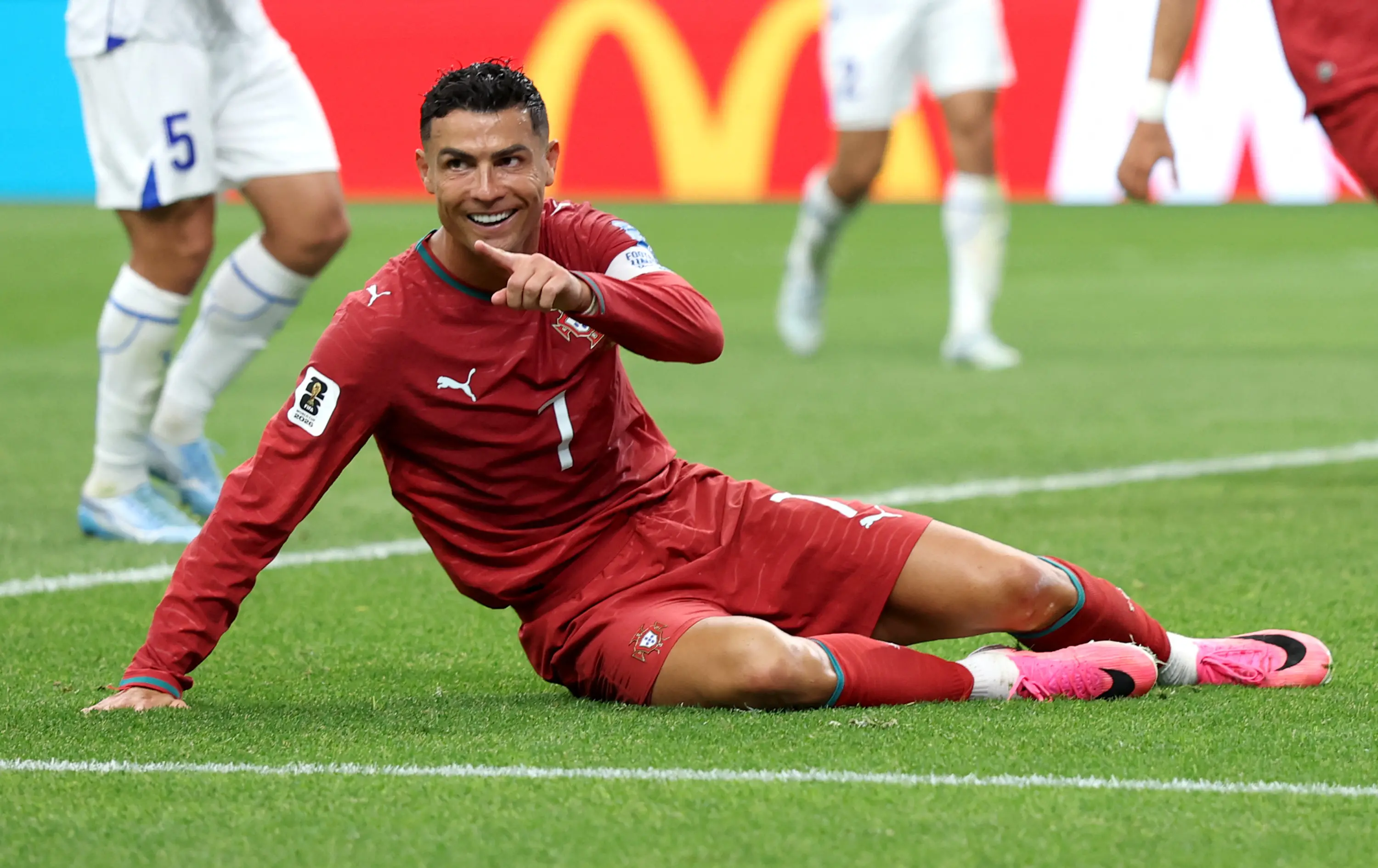 Ronaldo during the FIFA World Cup 2026 Group K match between Portugal and Uzbekistan | AFP